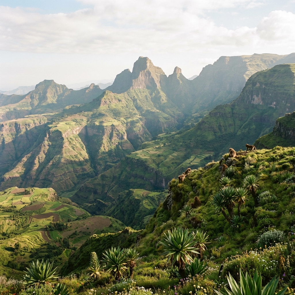 Simien Mountains Panorama
